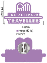 Lade das Bild in den Galerie-Viewer, Freizeitpark Traveller Pin Lila