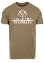 Lade das Bild in den Galerie-Viewer, Tierpark Traveller T-Shirt Unisex Jungle Brown
