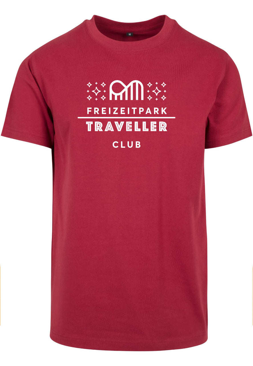 Freizeitpark Traveller Club T-Shirt Rot