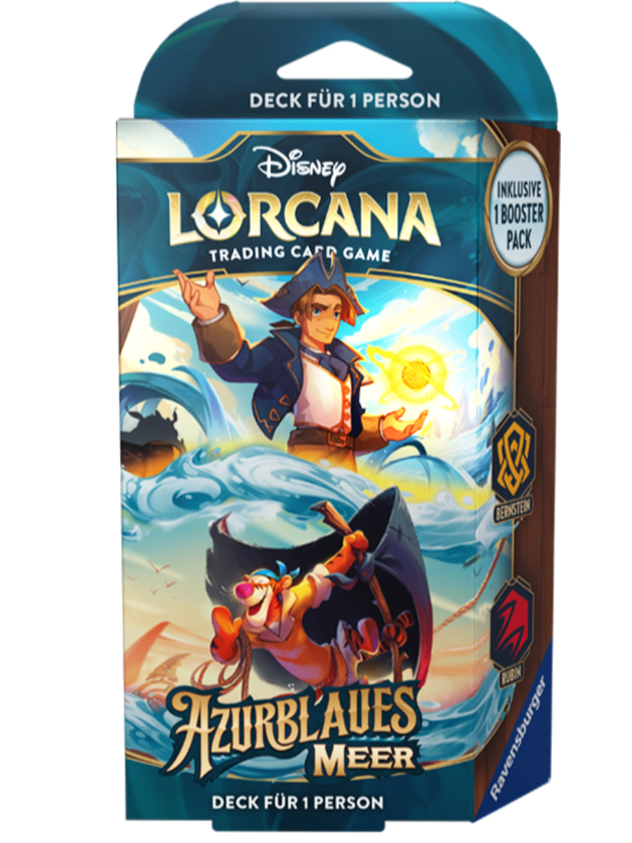 Disney Lorcana TCG: Azurblaues Meer - Bernstein und Rubin Deck