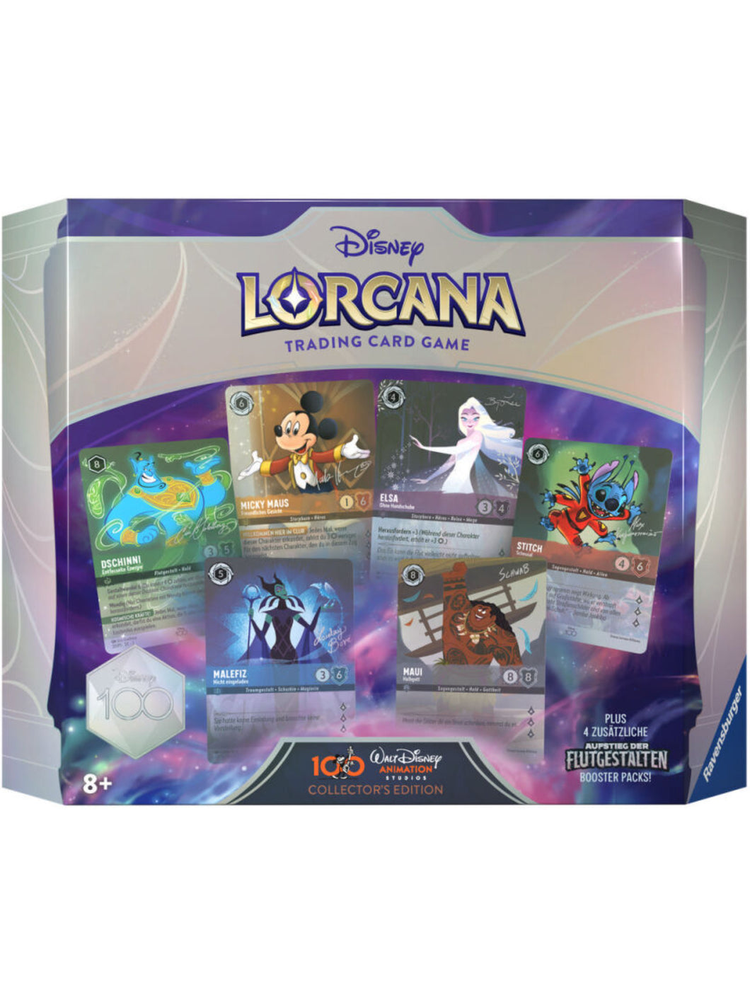 Disney Lorcana Sammelkarten Aufstieg der Flutgestalten D100 Geschenk-Set