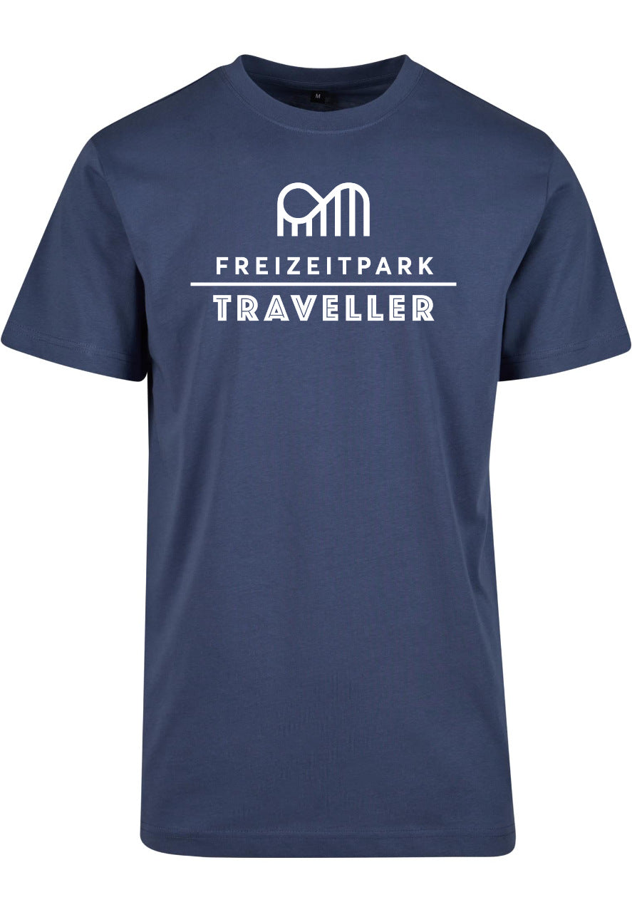 NEU! Freizeitpark Traveller T-Shirt 2025 - Edition Vintage Blau