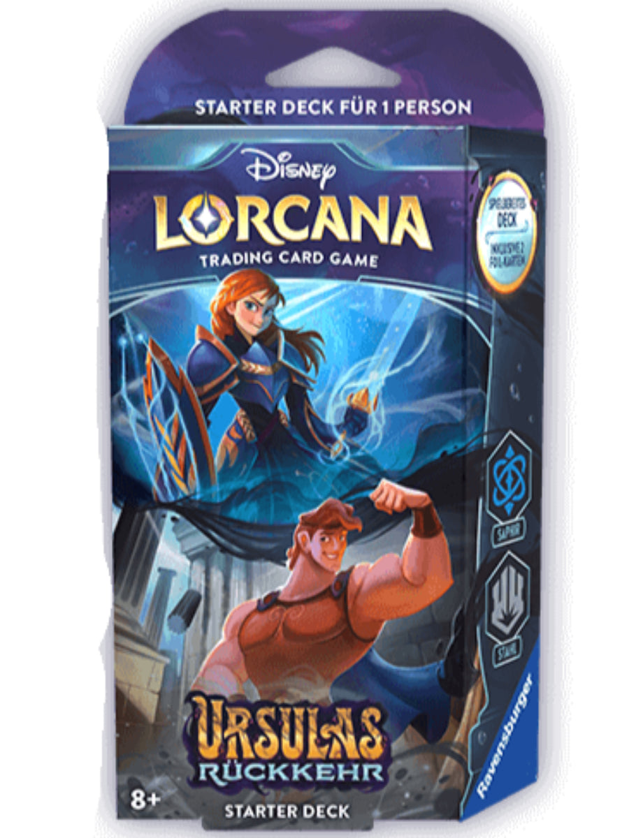 Disney Lorcana TCG: Ursulas Rückkehr- Starter Deck Saphir und Stahl