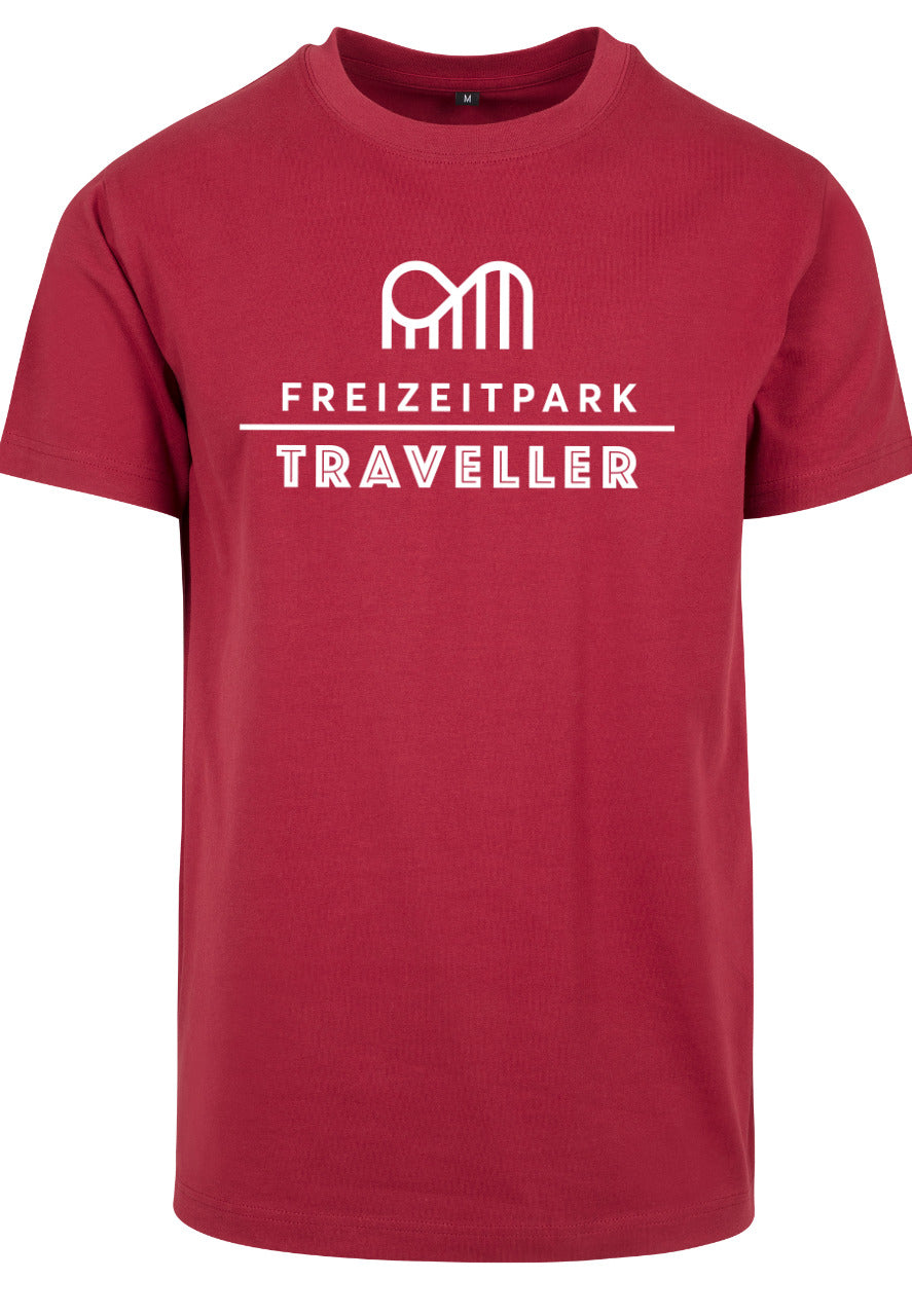 Freizeitpark Traveller T-Shirt Unisex Burgundy